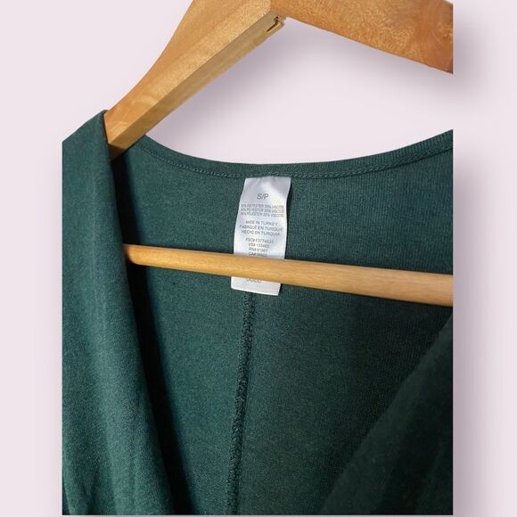 Criss Cross Wrap Around Dress 2/3 Sleeves - Picture 2 of 7